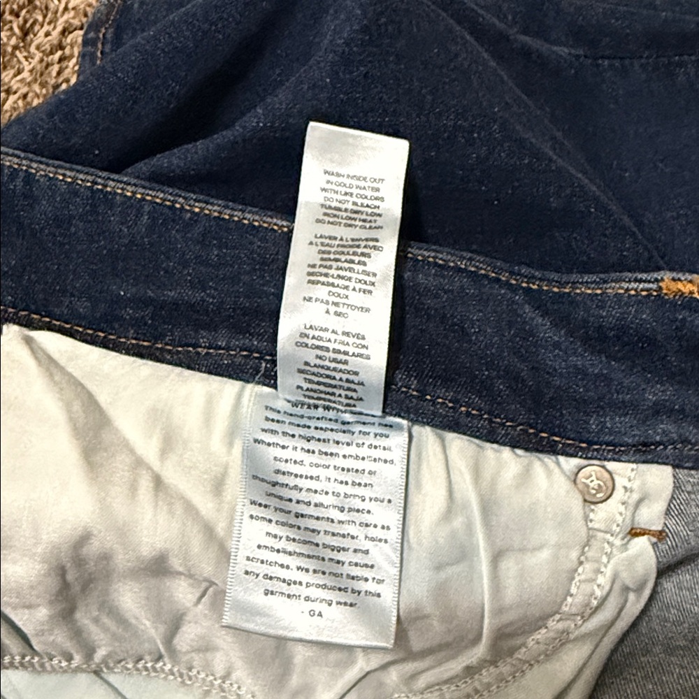 Good American NWT Always fits good legs skinny plus size 28 high rise flat tummy - Picture 9 of 13
